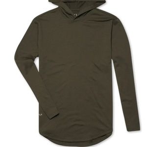 Bylt Mens Hooded Drop-Cut Long Sleeve XL NWT